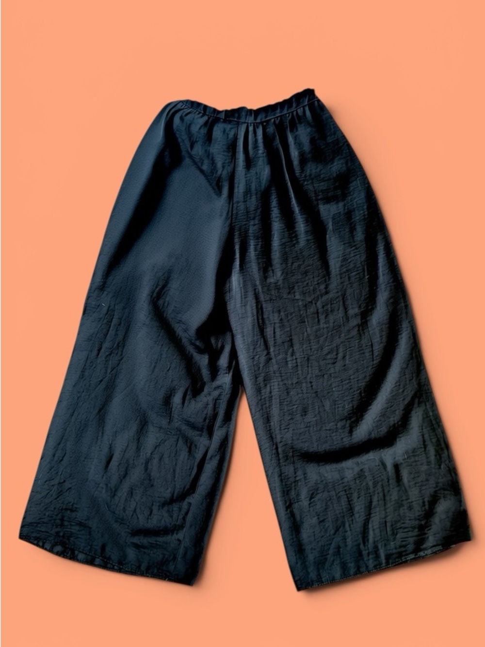Forever 21 Black Wide-Leg Elastic Waist Pants - Picture 3 of 3
